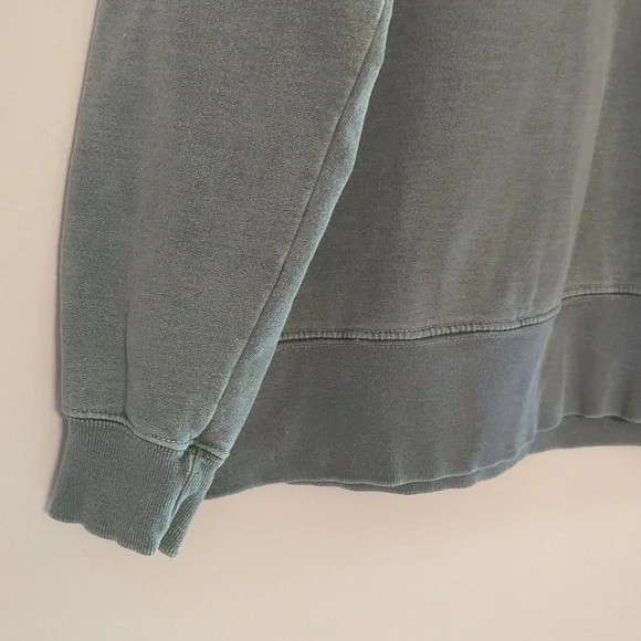 Fargo Clothing Island Style Crew Neck Sweatshirt MEDIUM Green Raised Accents - Picture 5 of 13